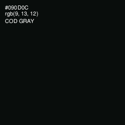 #090D0C - Cod Gray Color Image